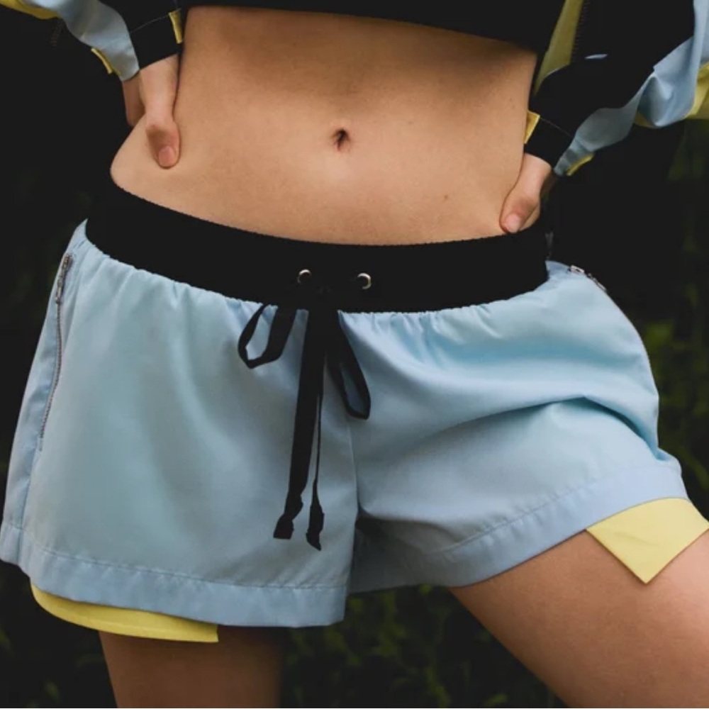 Girlfriend Collective Olympic Vista Contrast Short